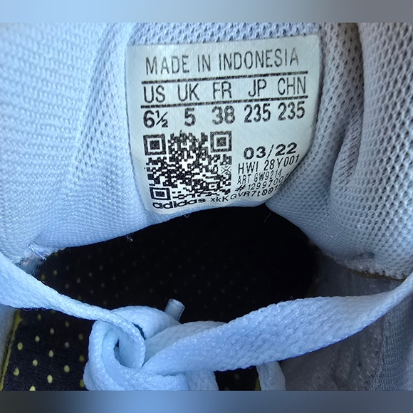 Adidas Grand Court 2.0 White Leather Women's Casual Shoes, Sz 6.5 - Picture 8 of 8